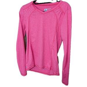 Reebok Long Sleeve Pink Athletic Wear Size | Small